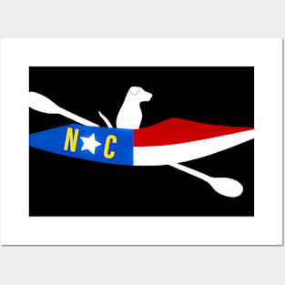 NC Kayak Dog Posters and Art